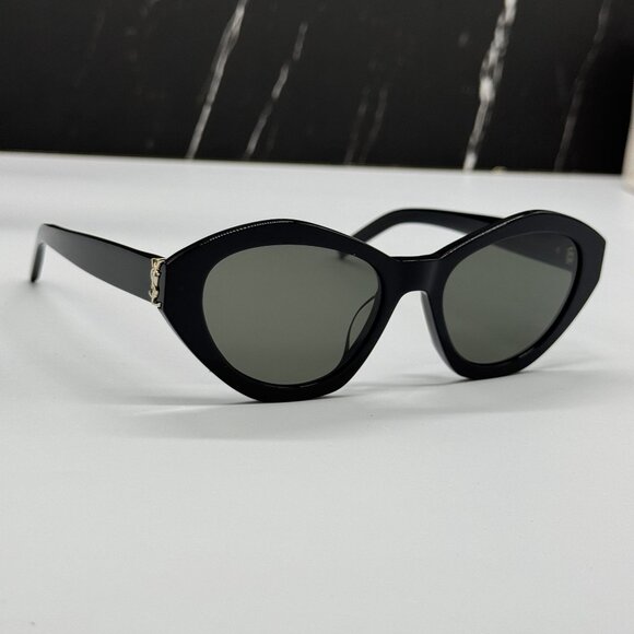 NEW SAINT LAURENT SL M60 006 SUNGLASSES BLACK WOMEN EYEWEAR SLM60 006 main image 9